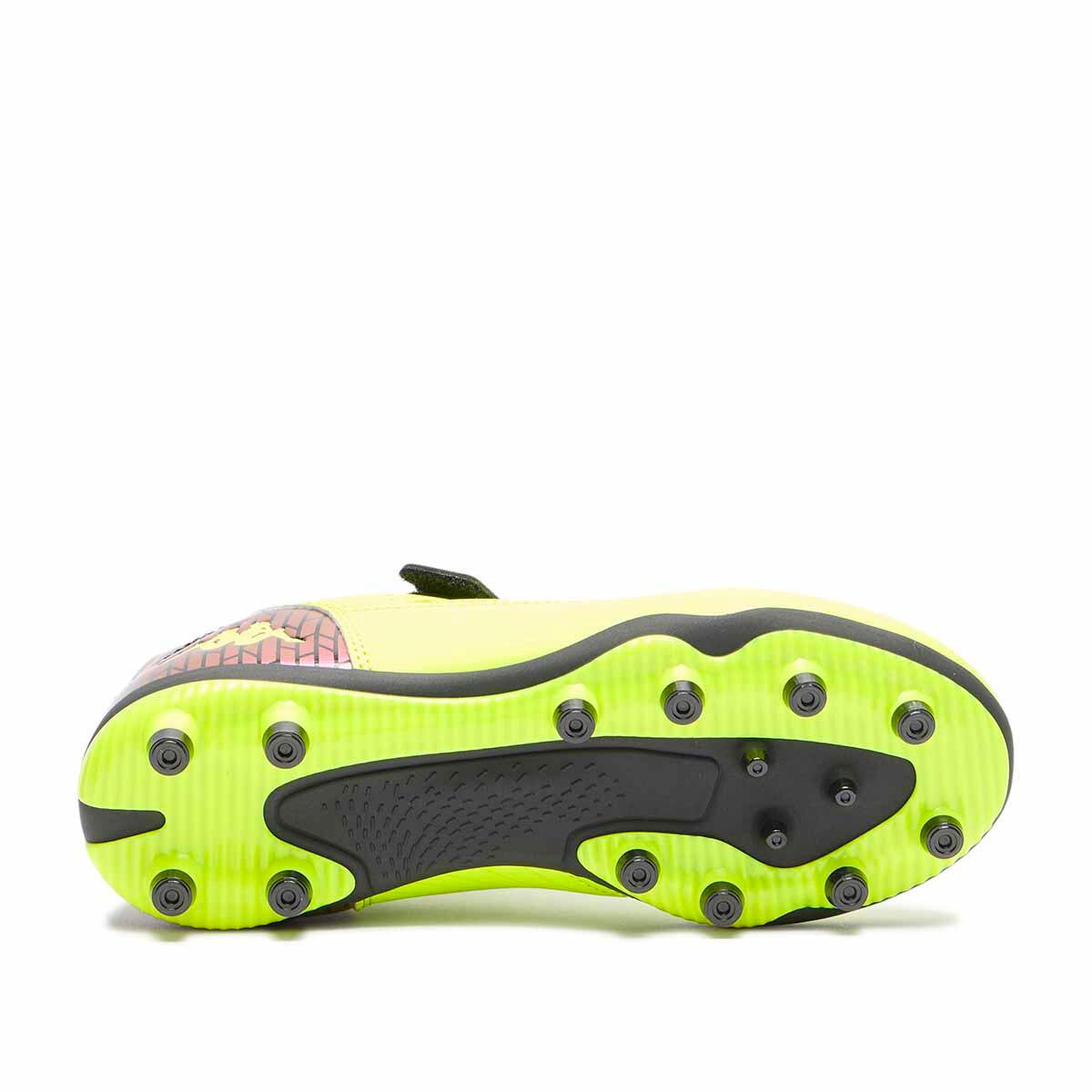 Crampons Kappa pour enfant Kombat Player Ev FG Jaune néon et noir 6/6
