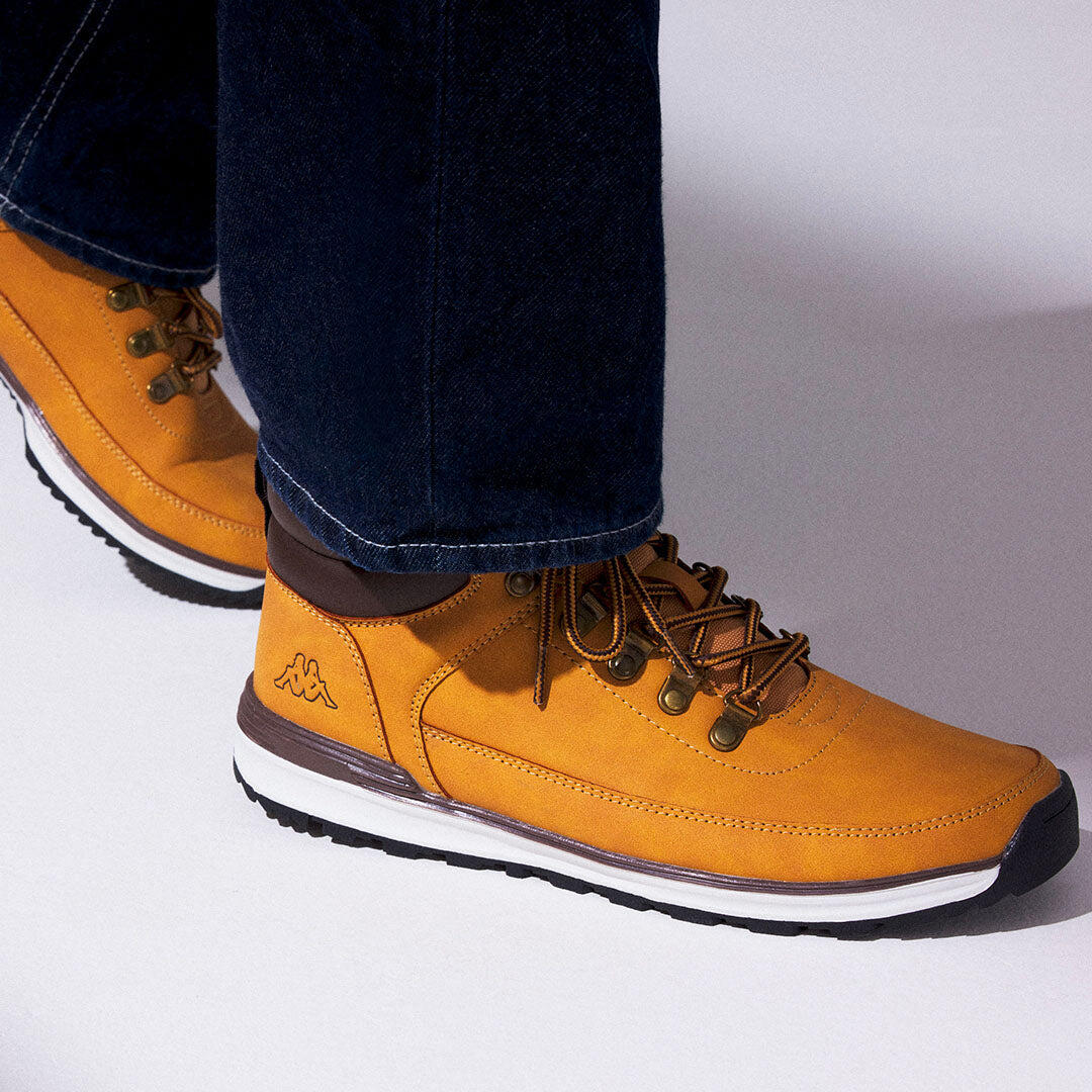 Kappa - Boots Homme Monsi Md Camel, Marron - Baskets - Jaune|marron|multicolore - Decathlon