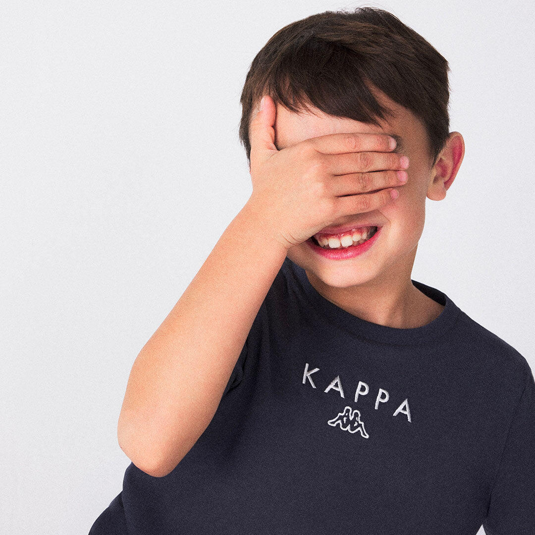 T-shirt manches courtes enfant Sammo gris 1/5