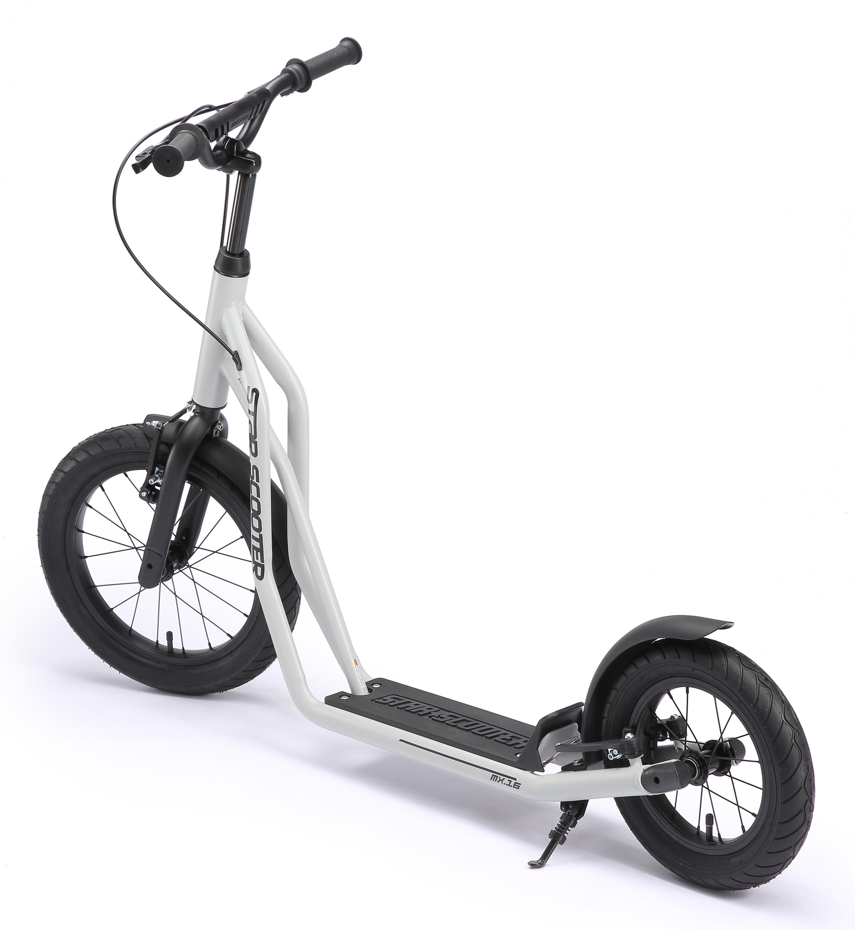 Trottinette grandes roues 16", pour enfants de 8 ans, pneus gonflables, Mixed 6/7