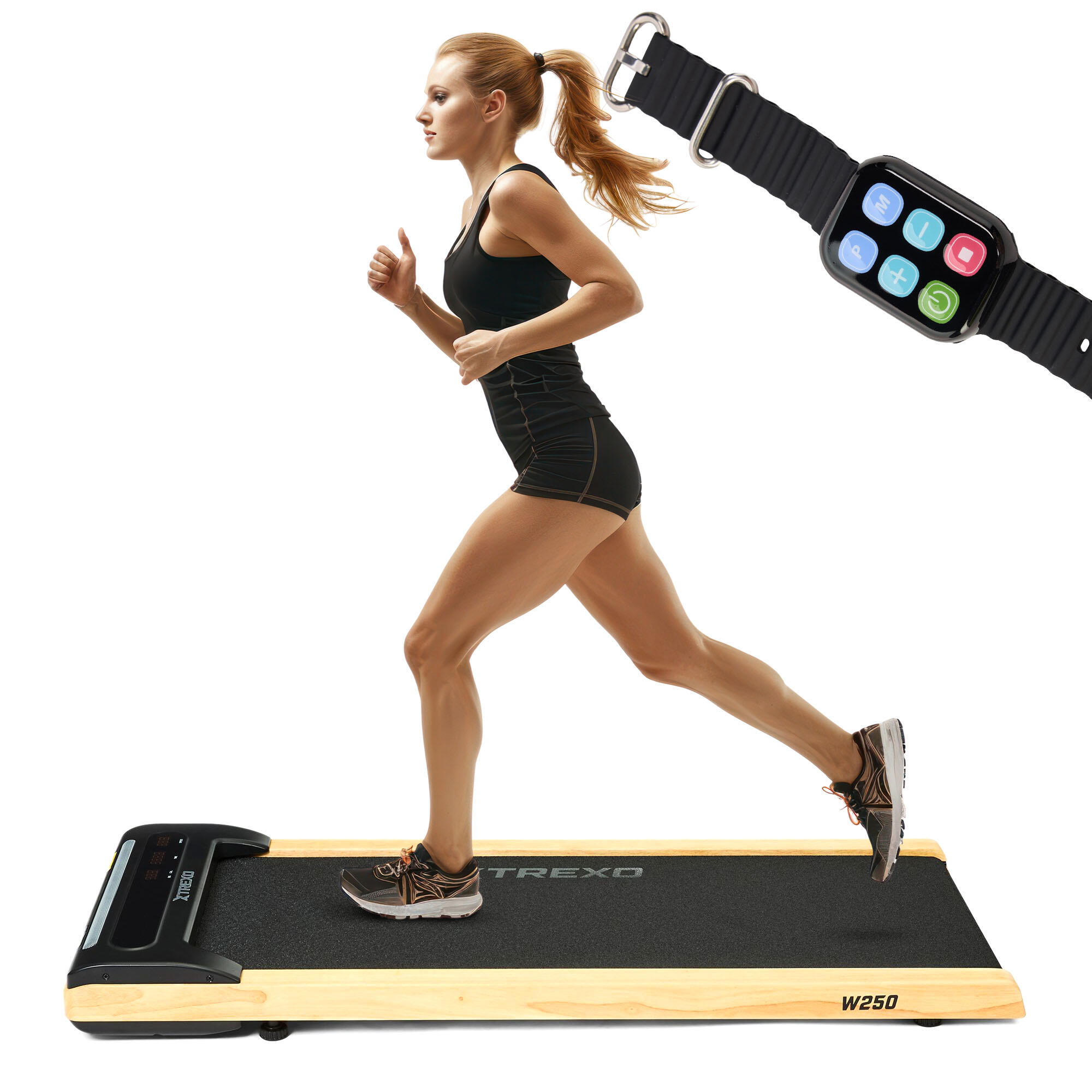 Trexo - Tapis De Course Électrique Xtrexo Txo-w250 - Tapis De Marche - Noir - Taille Unique - Decathlon