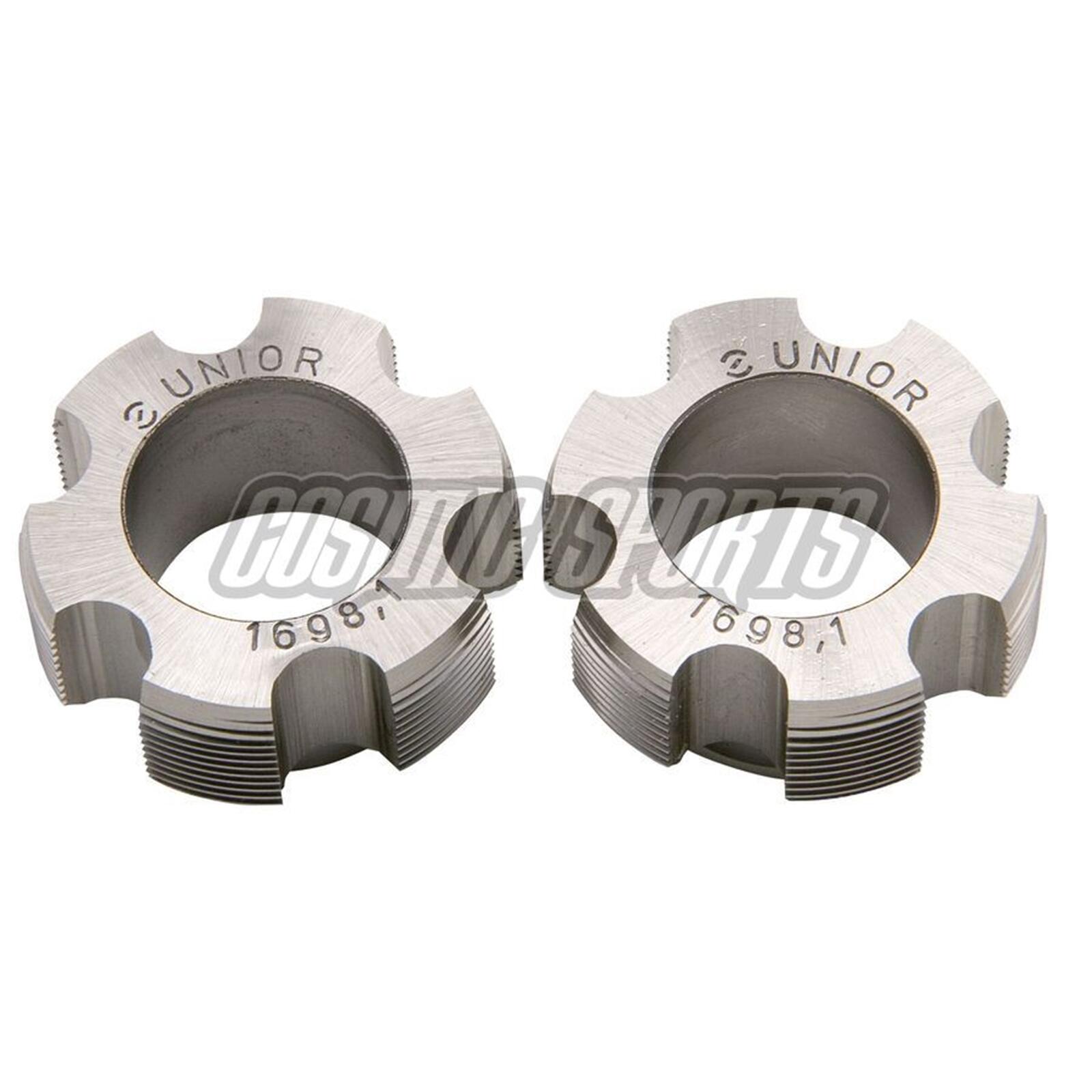 UNIOR Tarauds de pedalier pour 1698 - 36 x 24 tpi - 2 pcs