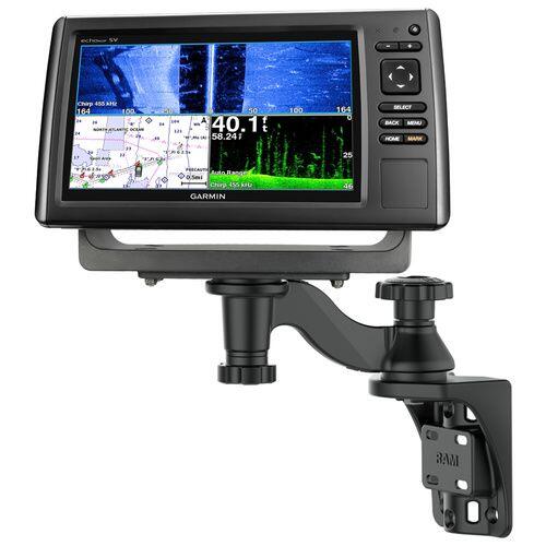 Support de montage Vertical déporté pour sondeurs et combinés 6 à 12" 4/4