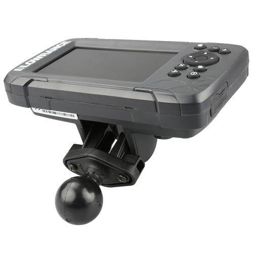 Support Horizontal pour sondeurs LOWRANCE HOOK²-4 et REVEAL 5 boule C 3/5