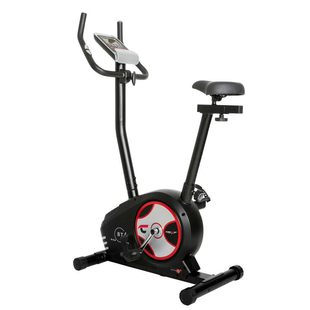 CHRISTOPEIT CHRISTOPEIT BT 4 Exercise Bike black, 24-level magnetic resistance