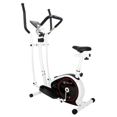 Crosstrainer & hometrainer 2in1 hybride. hartslagsensoren. tablethouder. ct 4