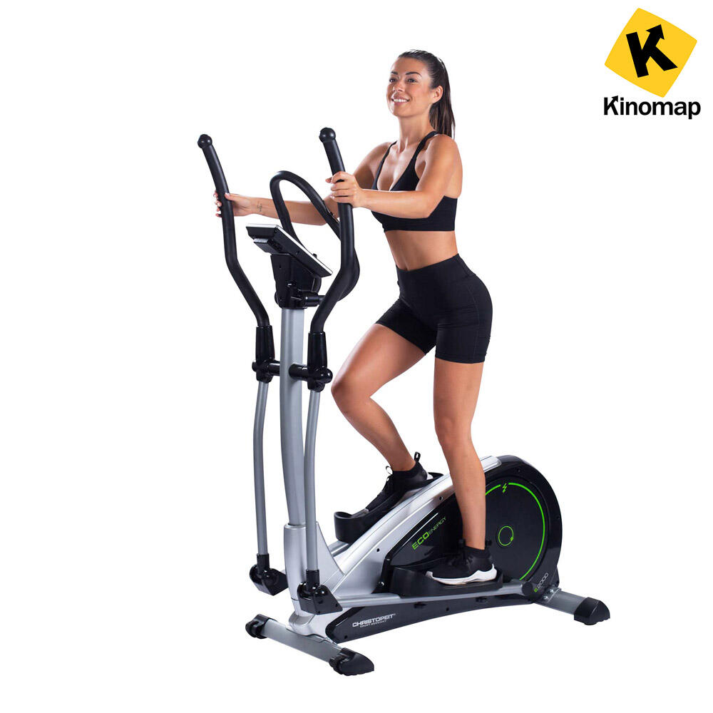 Christopeit - Vélo Elliptique Christopeit Eco 2000 Auto-alimenté 24 Niveaux Lcd - Vélo Elliptique - Gris|noir - Taille Unique - Decathlon