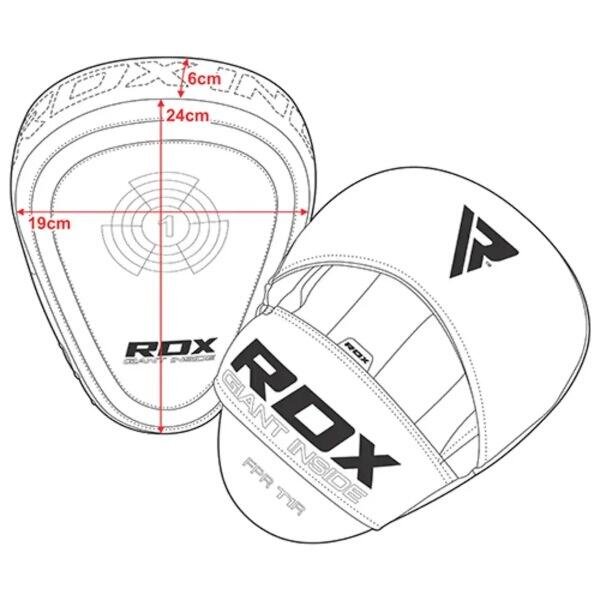 Colpitori RDX Focus Pad T1 – Rosso/Nero 7/7