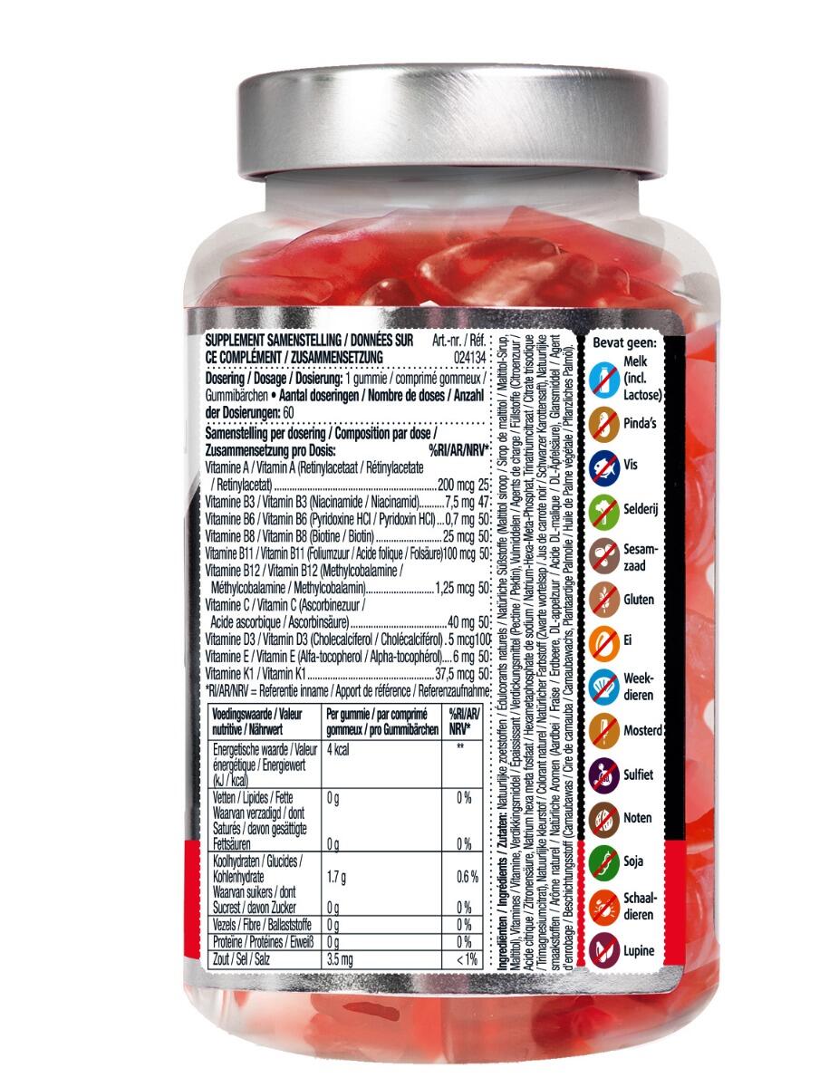 Lucovitaal Multi+ Kids Gummies Suikervrij 2/4