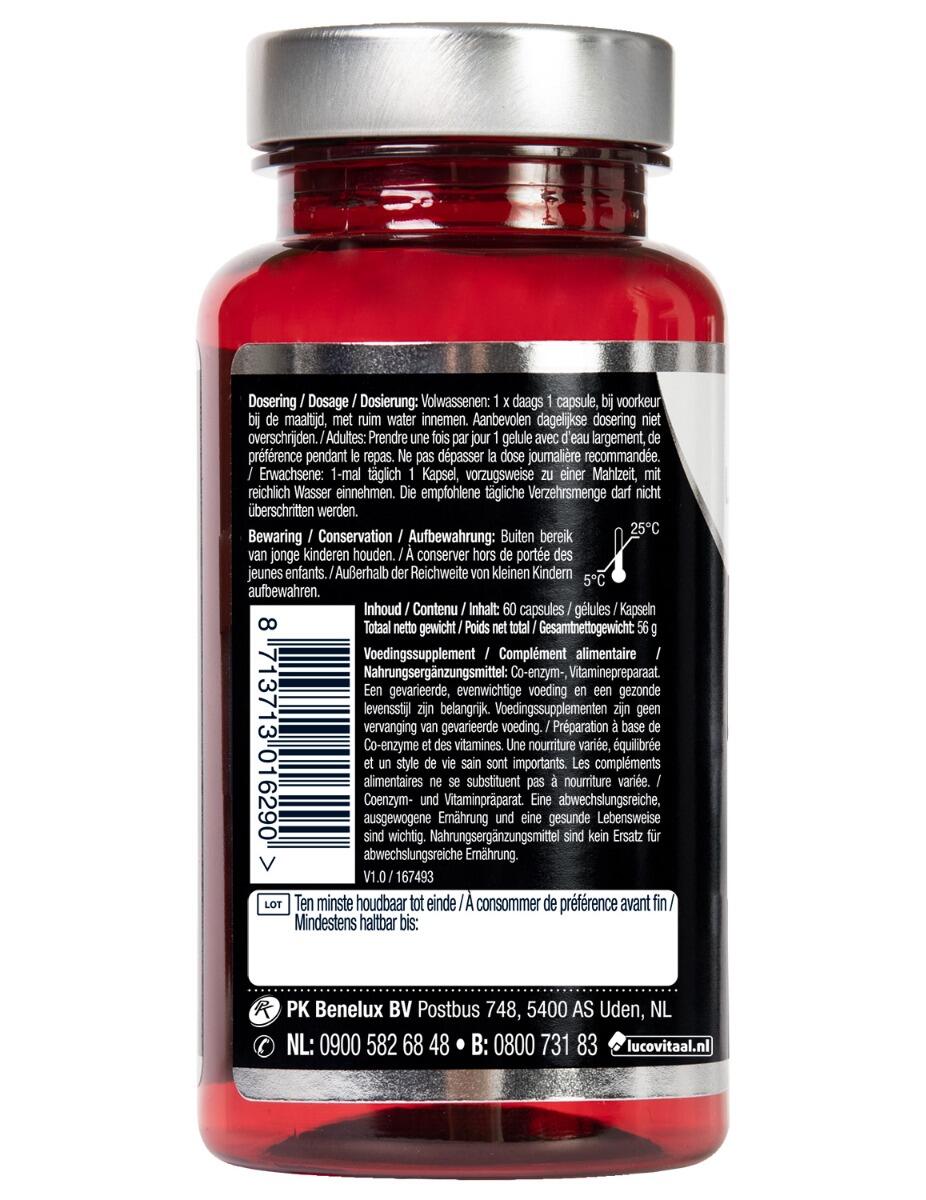 Lucovitaal Japanse Q10 200 mg 60 capsules 4/5