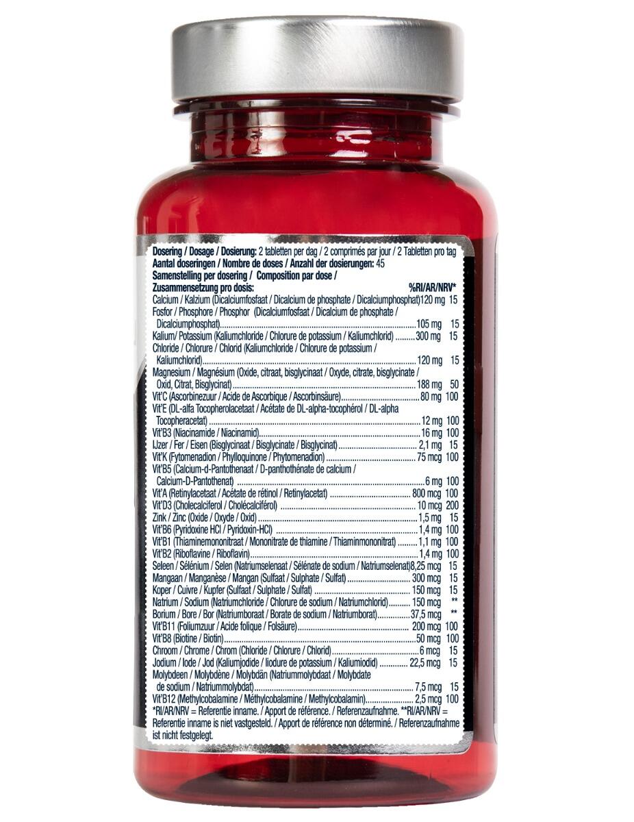 Lucovitaal Magnesium, Vitaminen & Mineralen Compleet 90 tabletten 2/4
