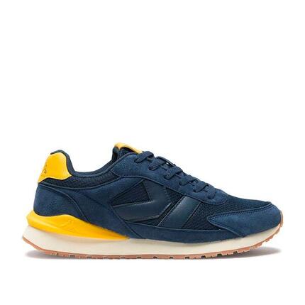 Baskets homme Martin bleu marine, jaune