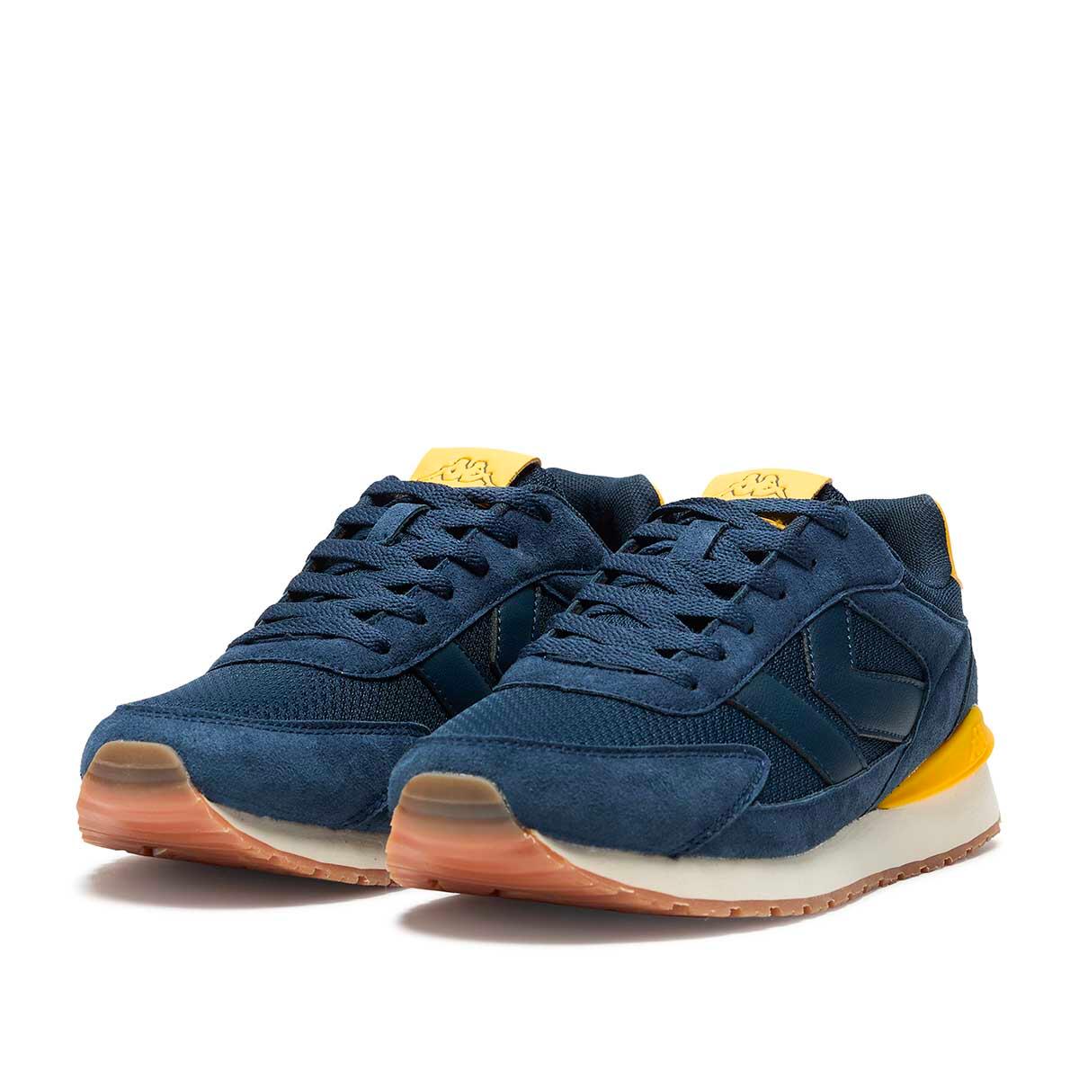Baskets homme Martin bleu marine, jaune 2/6