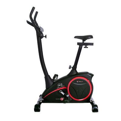 Hometrainer - 9kg magneetrem - slijtagevrij - 150kg - al 2 - black edition