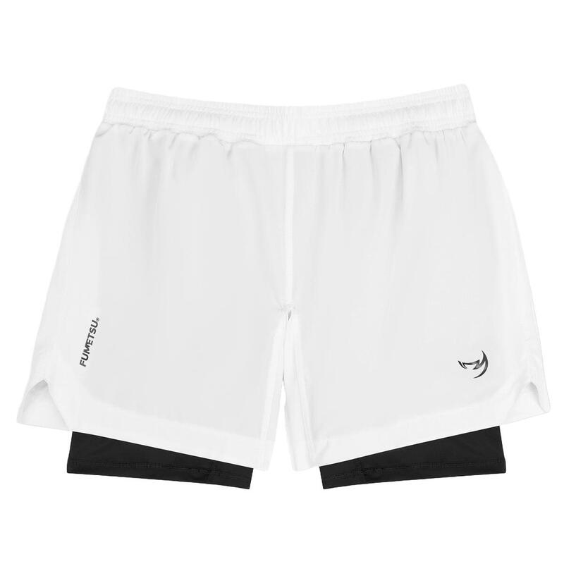 Pantaloni scurți de antrenament pentru bărbați FUMETSU Origins Dual Layer