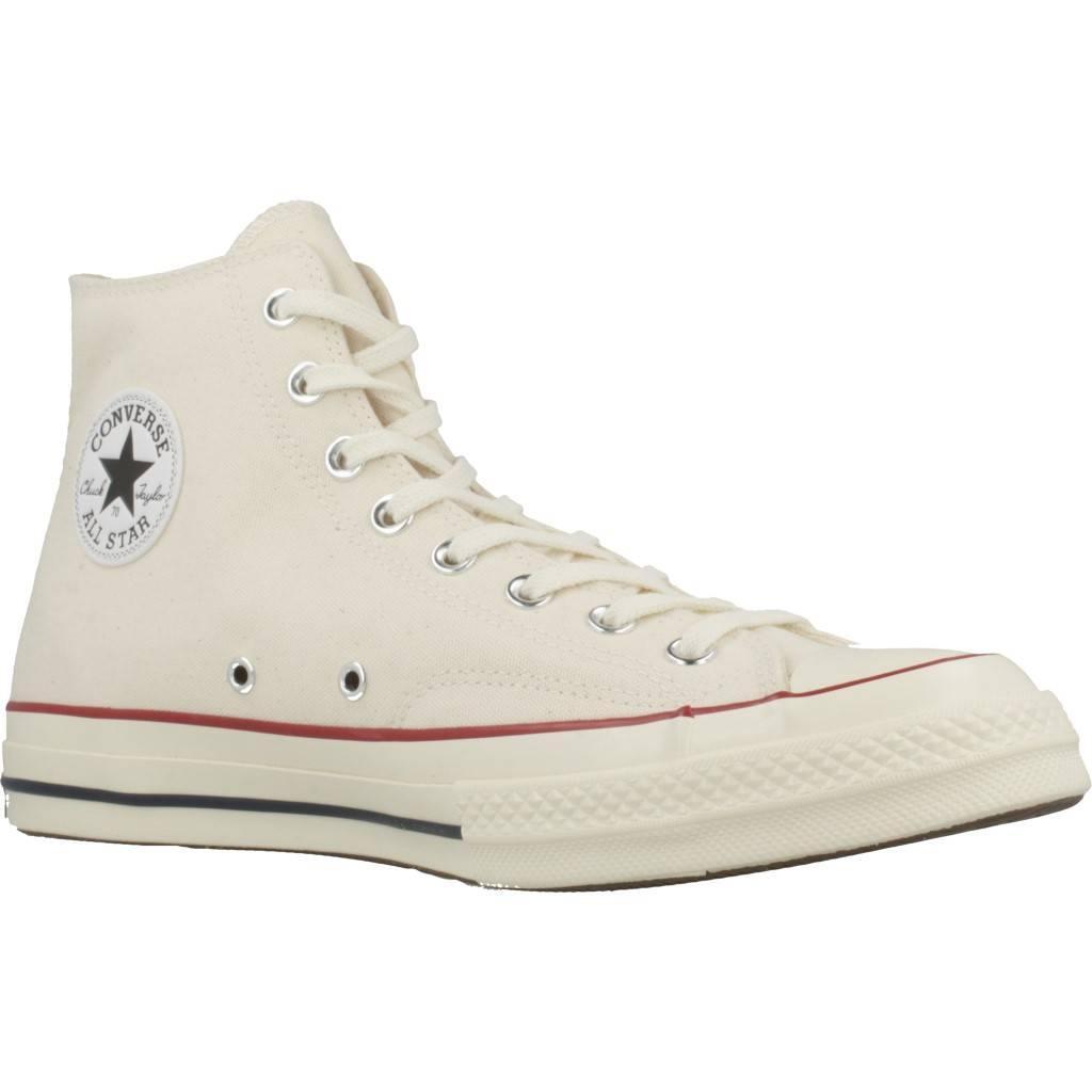 Baskets Converse Modèle Chuck 70 Hi Couleur Beige 5/6