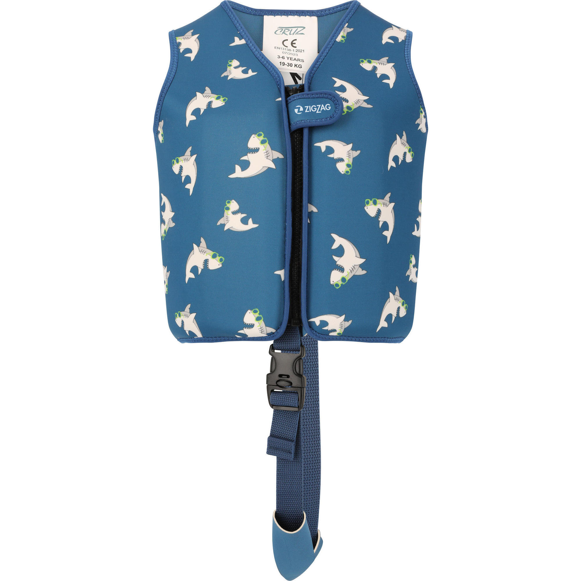 Zigzag - Gilet De Sauvetage Lamai - Gilet De Natation - Bleu -  4 À 6 Ans - Decathlon
