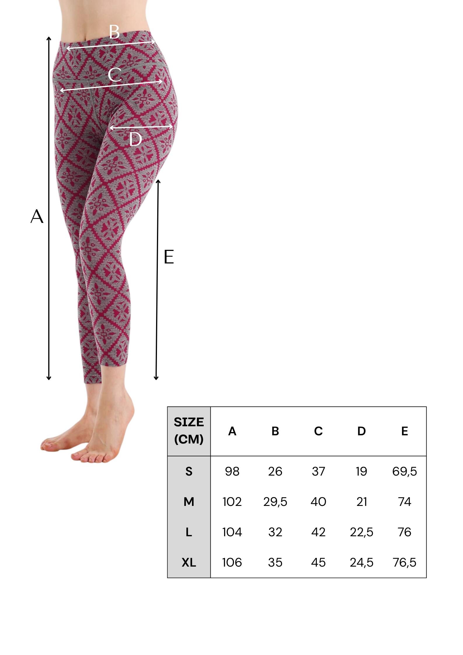 Venus - Legginsy termoaktywne (100% Merino / 230g/m²) 3/5