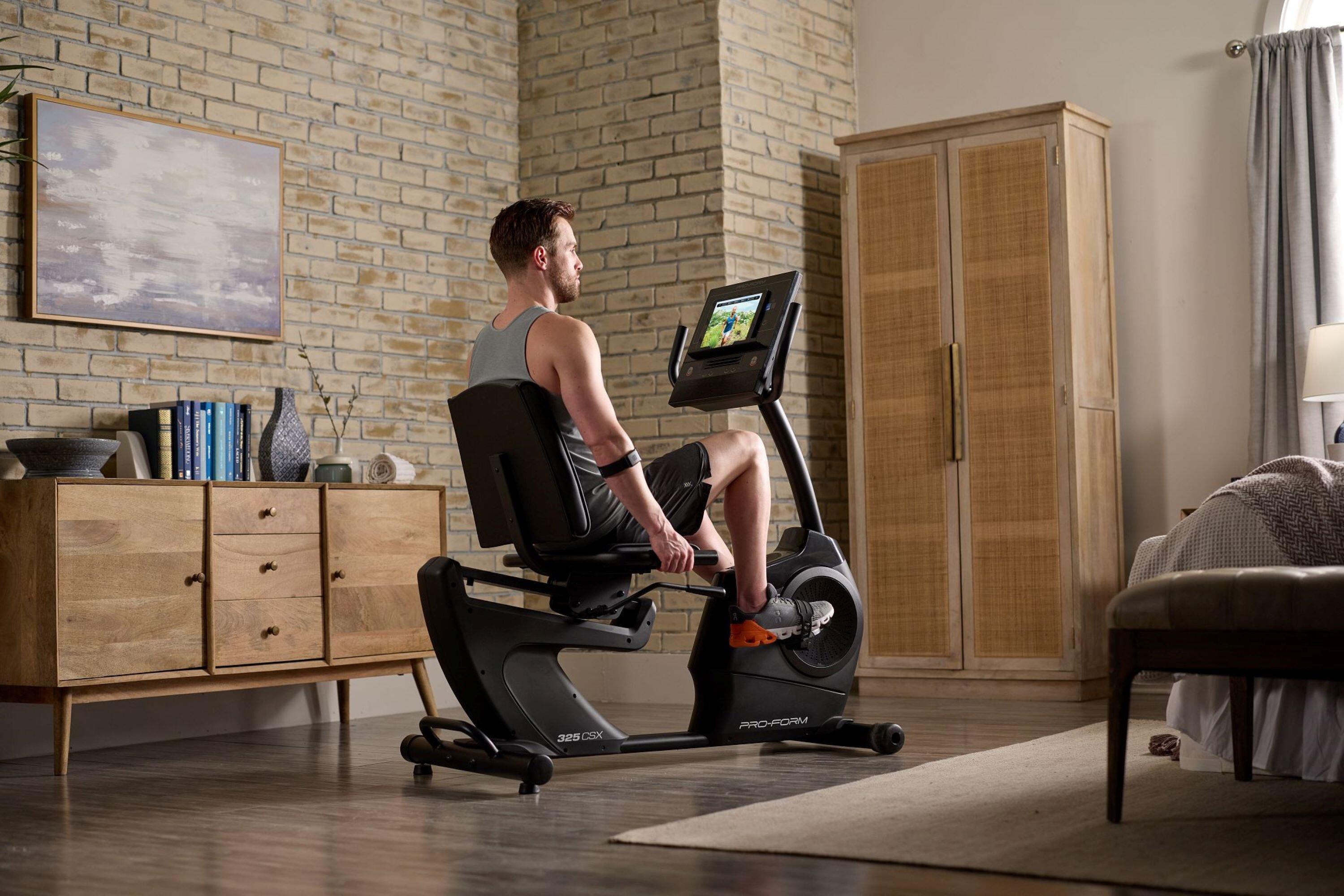 Hometrainer Semi-ligfiets 325 CSX / 22 weerstandsniveaus 3/8