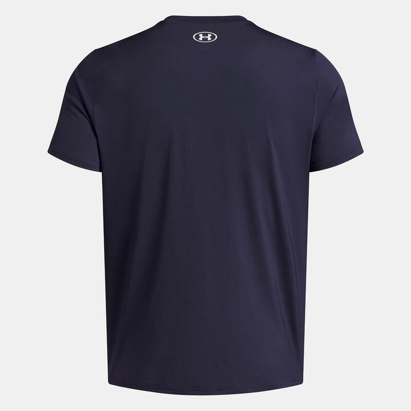 Tricou slim cu mânecă scurtă UA HeatGear® bleumarin închis pentru bărbați