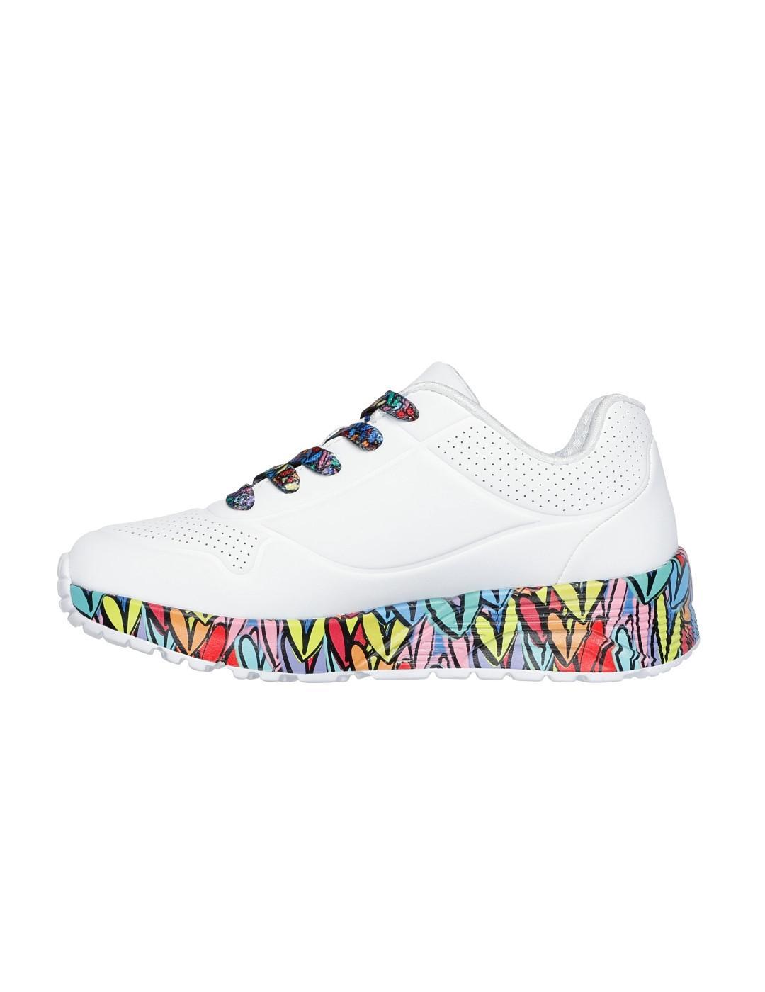 Zapatillas para Niño Skechers Uno lite Multicolor 2/5