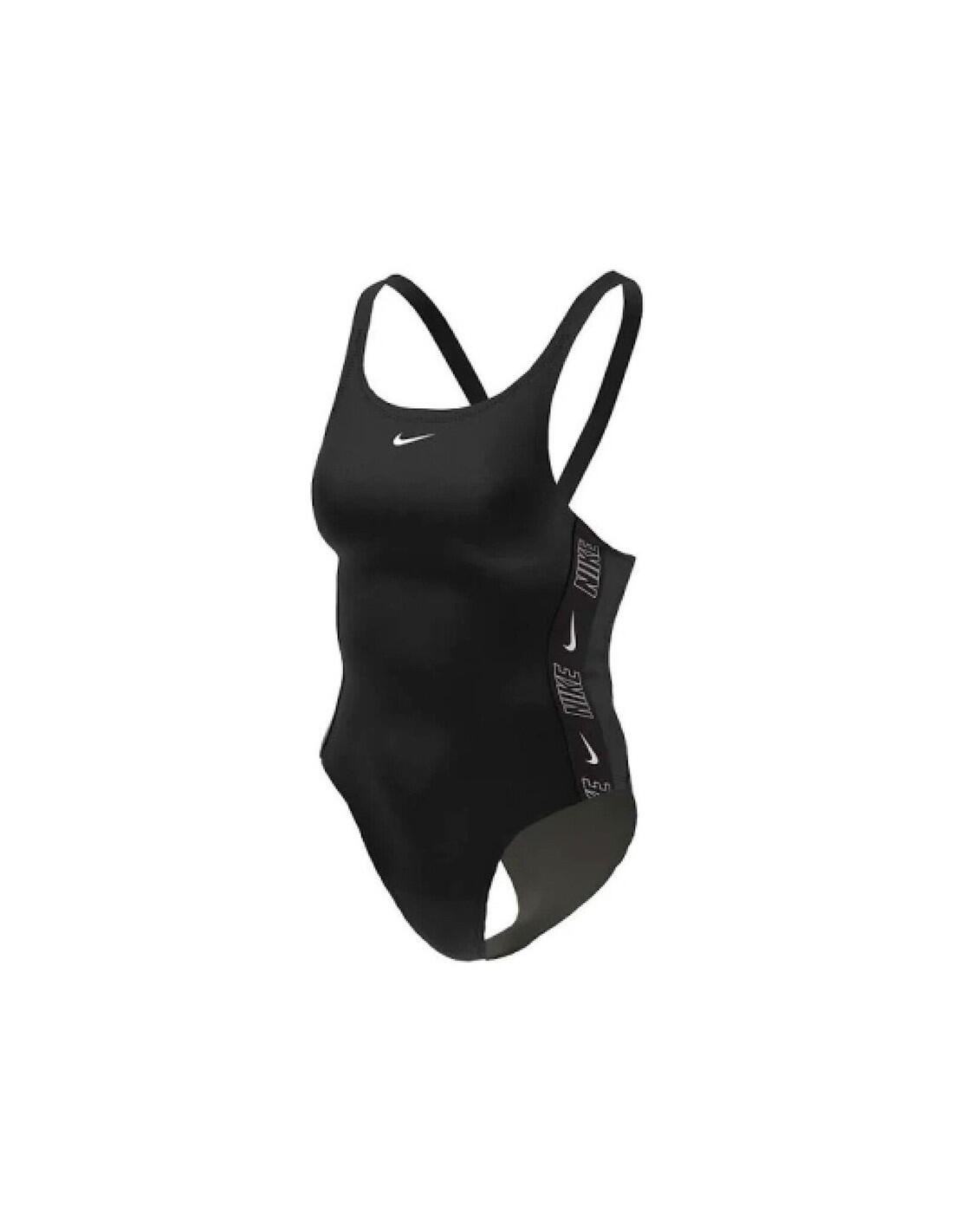 Maillot de Bain Femme 1 pièce Nike Swim Fastback Noir 4/4