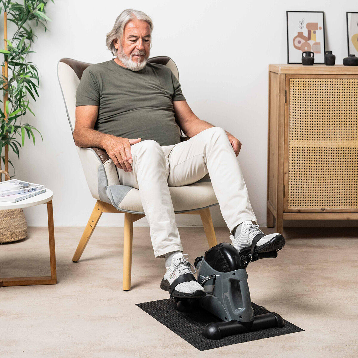 Pédalier statique pour bras et jambes avec tapis INNOVAGOODS 2/5