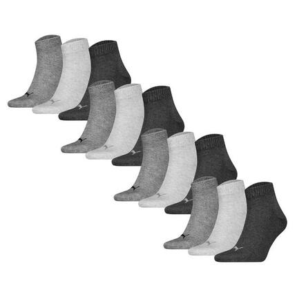 Socken Unisex 12er Pack Stretch-Quarter Plain 12P