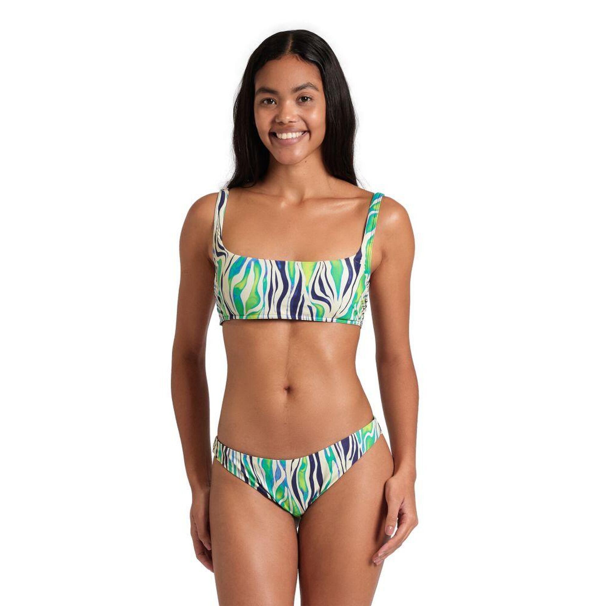 ARENA Dámské plavky Arena Women's Water Print Bralette