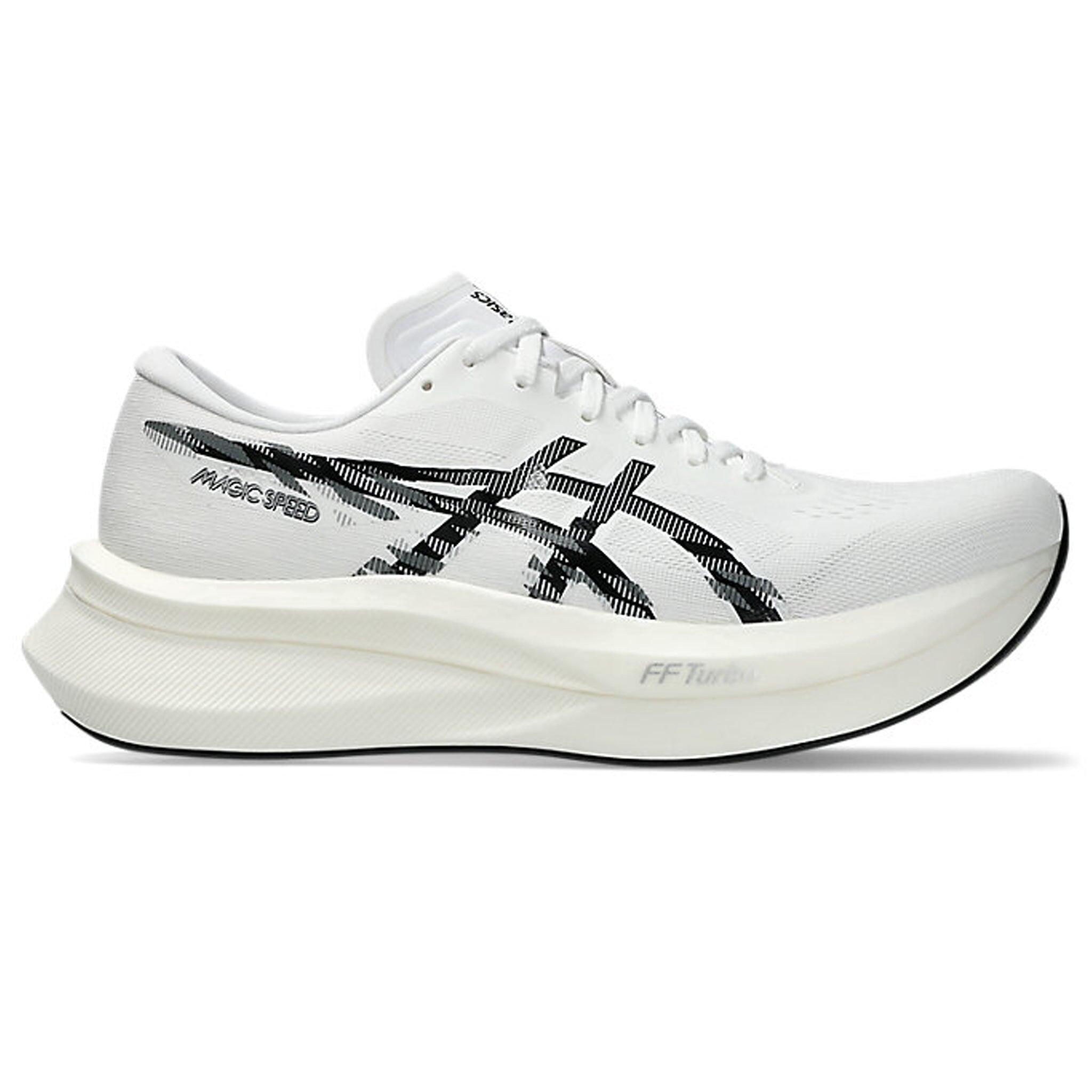 Asics Magic Speed 4 Mens White Running Shoes | Decathlon