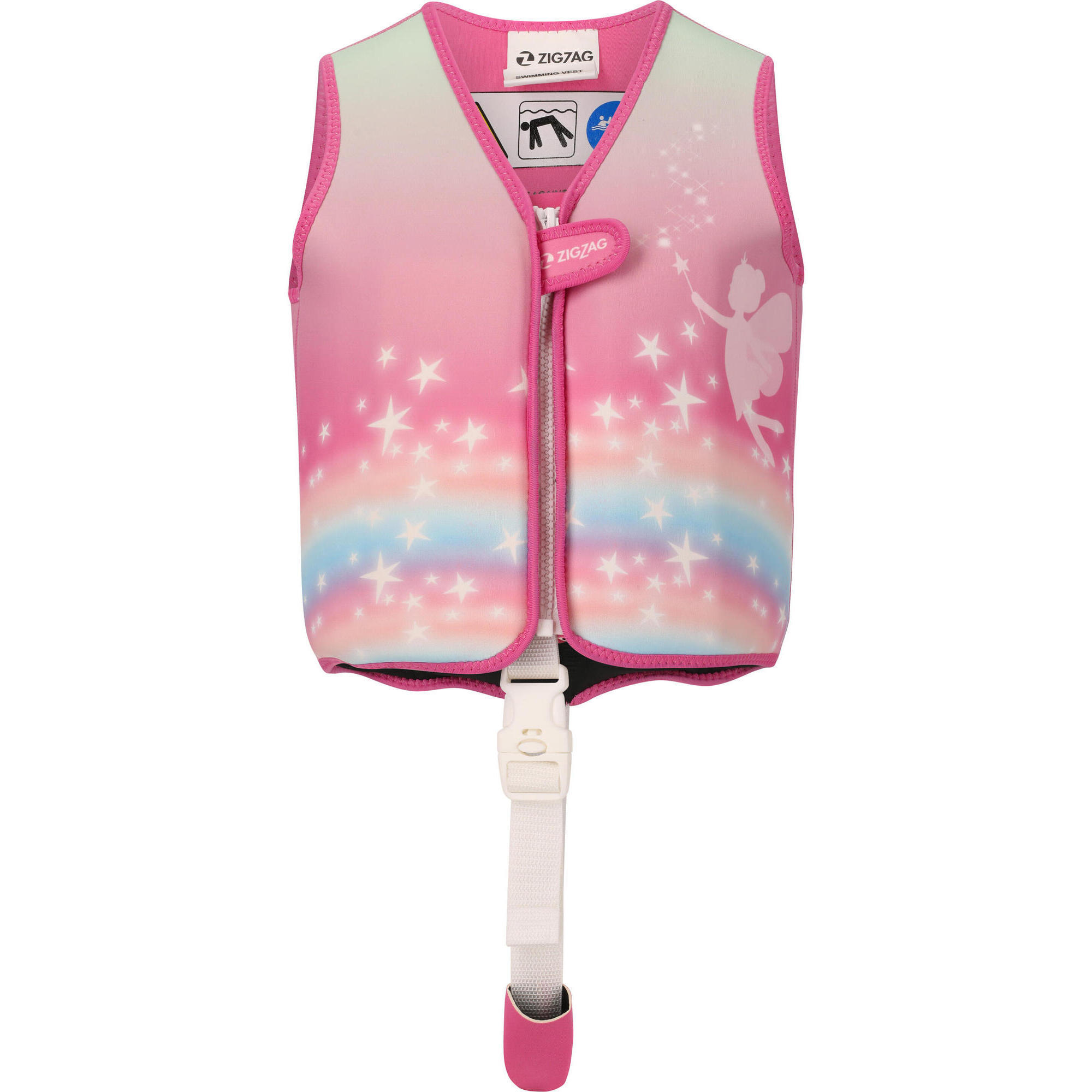 Zigzag - Gilet De Sauvetage Lamai - Gilet De Natation - Rose -  4 À 6 Ans - Decathlon