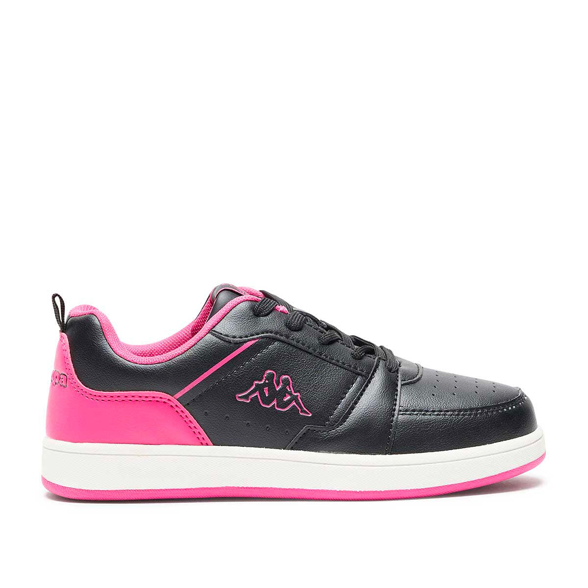 Baskets enfant Shay noir, fuchsia 1/6