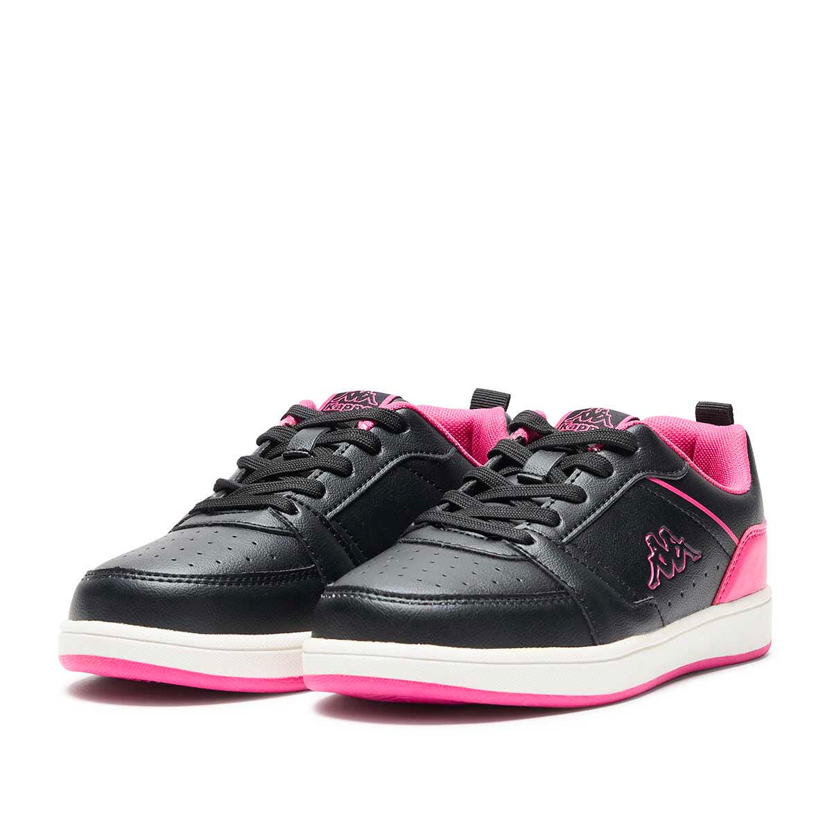 Baskets enfant Shay noir, fuchsia 2/6