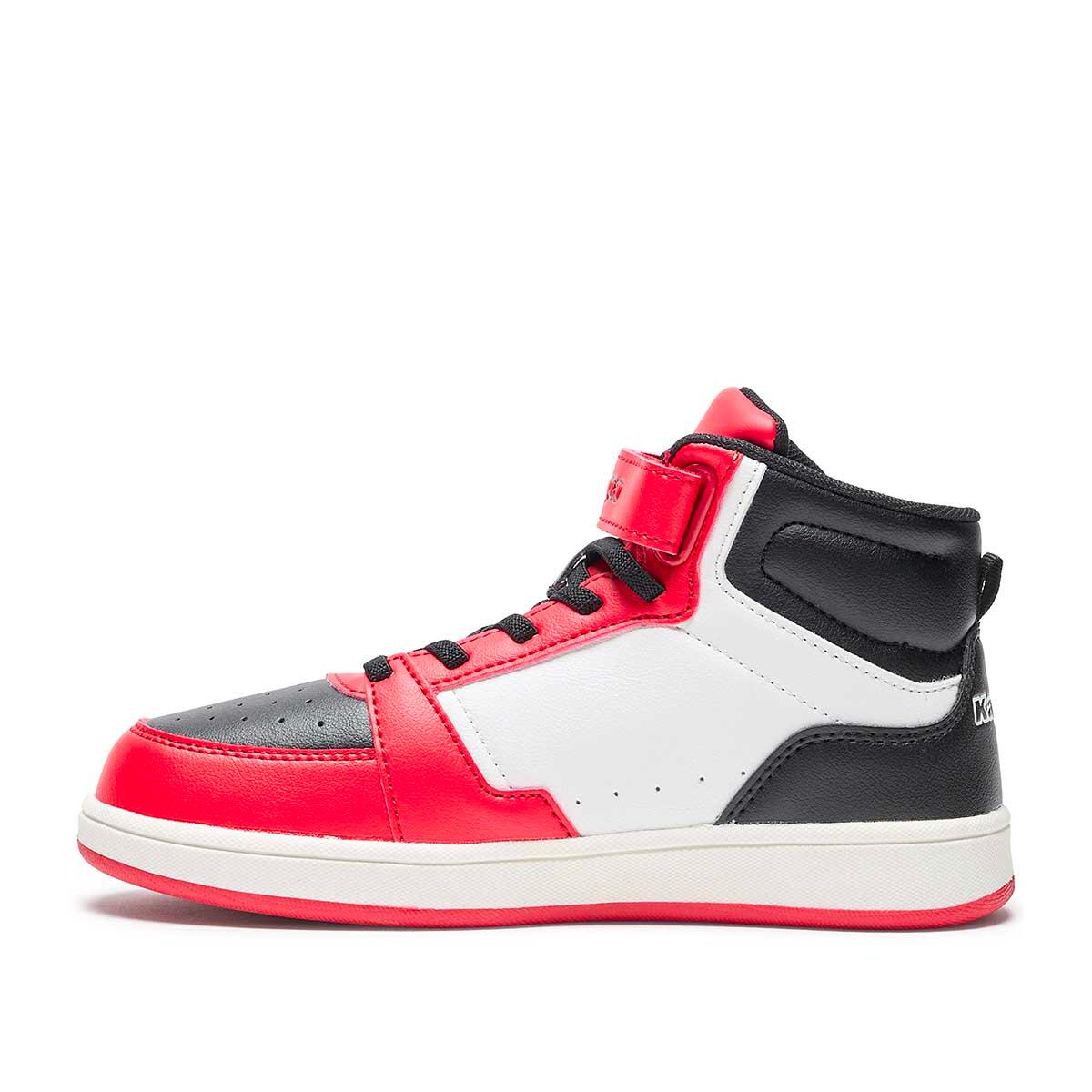Baskets enfant Shay Md Ev blanc, rouge, noir 4/6