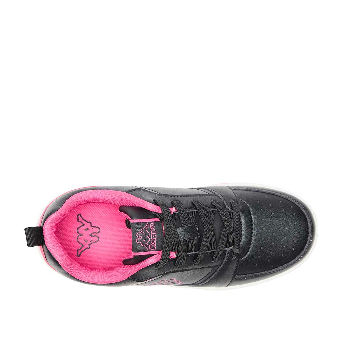 Baskets enfant Shay noir, fuchsia 5/6
