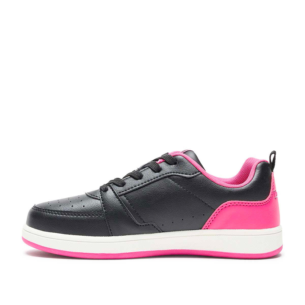 Baskets enfant Shay noir, fuchsia 4/6