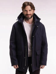 Parka Eden Park en laine - Homme
