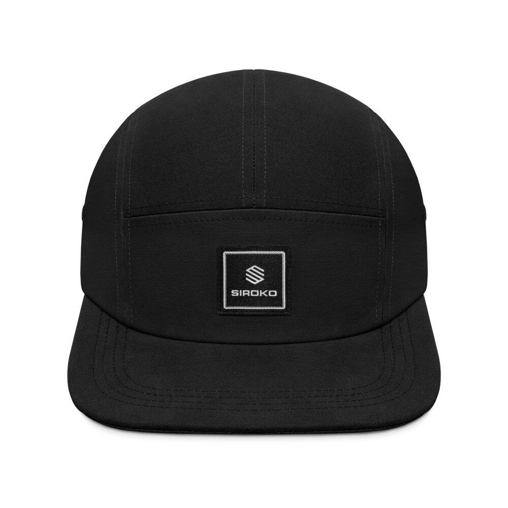 Herren und Damen Lifestyle Fünf-Panel-Cap Cocos Black Schwarz 3/7