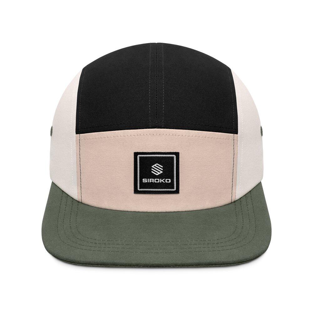 Herren und Damen Lifestyle Fünf-Panel-Cap Cocos Marengo Grau 3/7