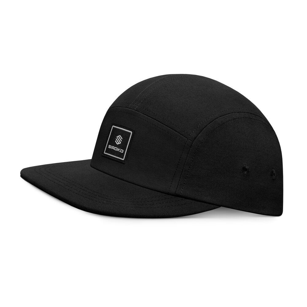 SIROKO Kšiltovka 5 panel Cocos Black