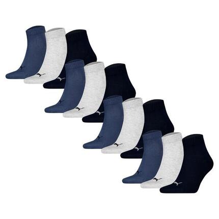 Socken Unisex 12er Pack Stretch-Quarter Plain 12P