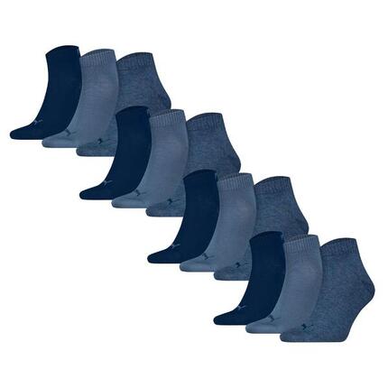 Socken Unisex 12er Pack Stretch-Quarter Plain 12P