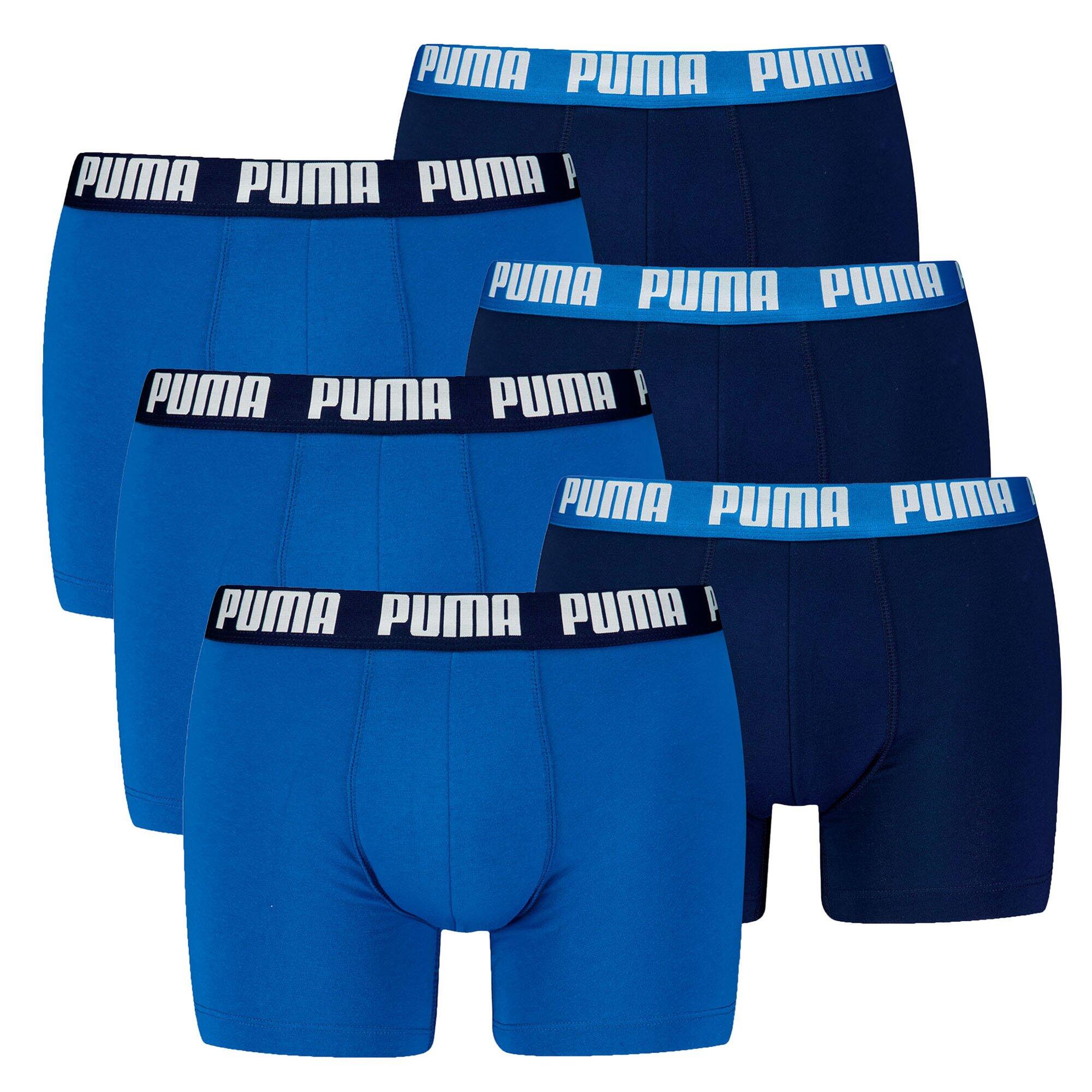 PUMA Boxershort Herren 6er Pack Figurbetont