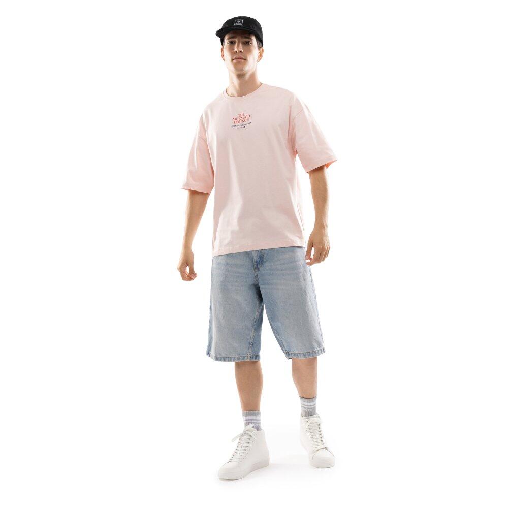 T-shirt manches courtes coton bio homme Lifestyle Naiad Pink Rose 3/7