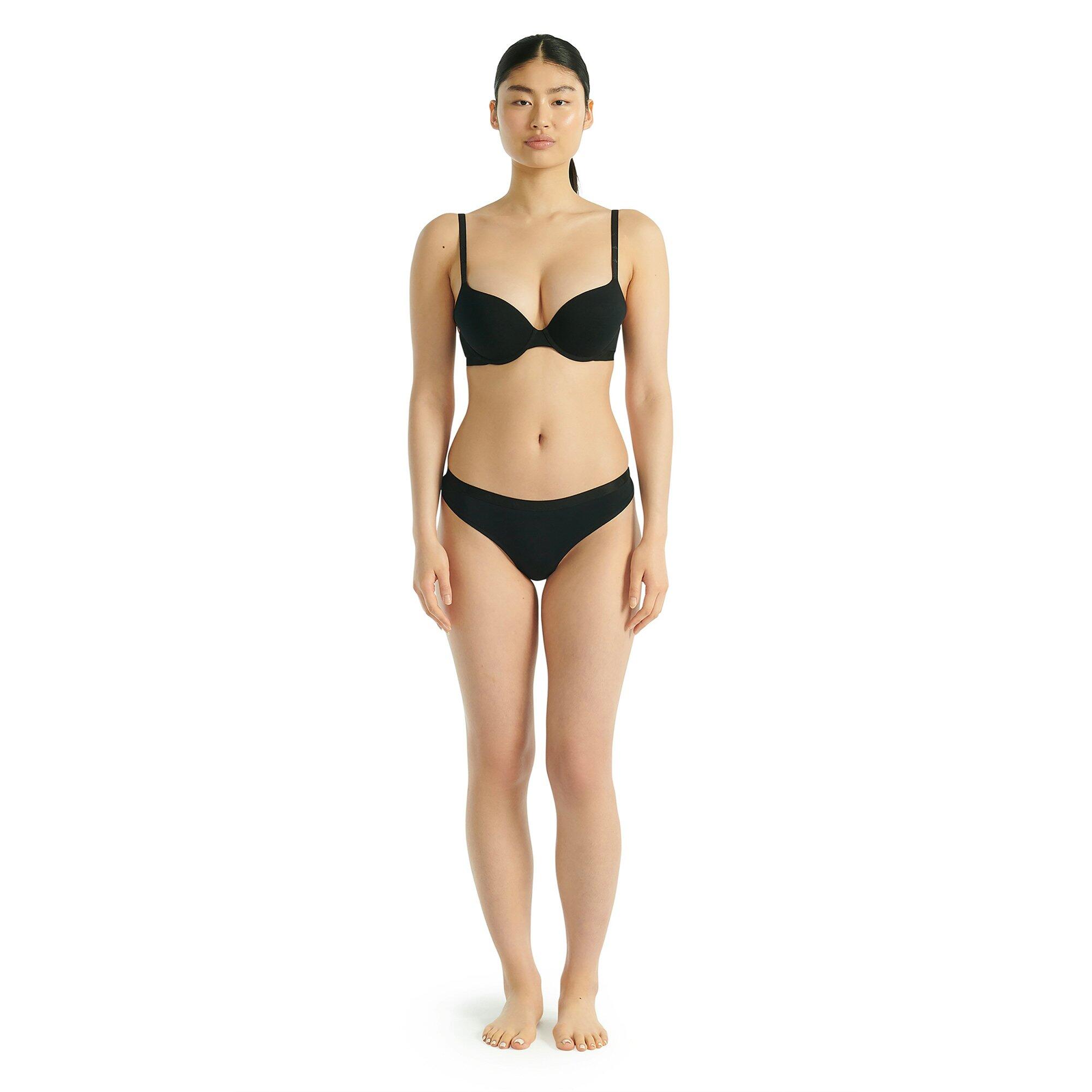 String Damen 3er Pack Stretch-Sport Active Essential Low Rise Thong 3P 6/6