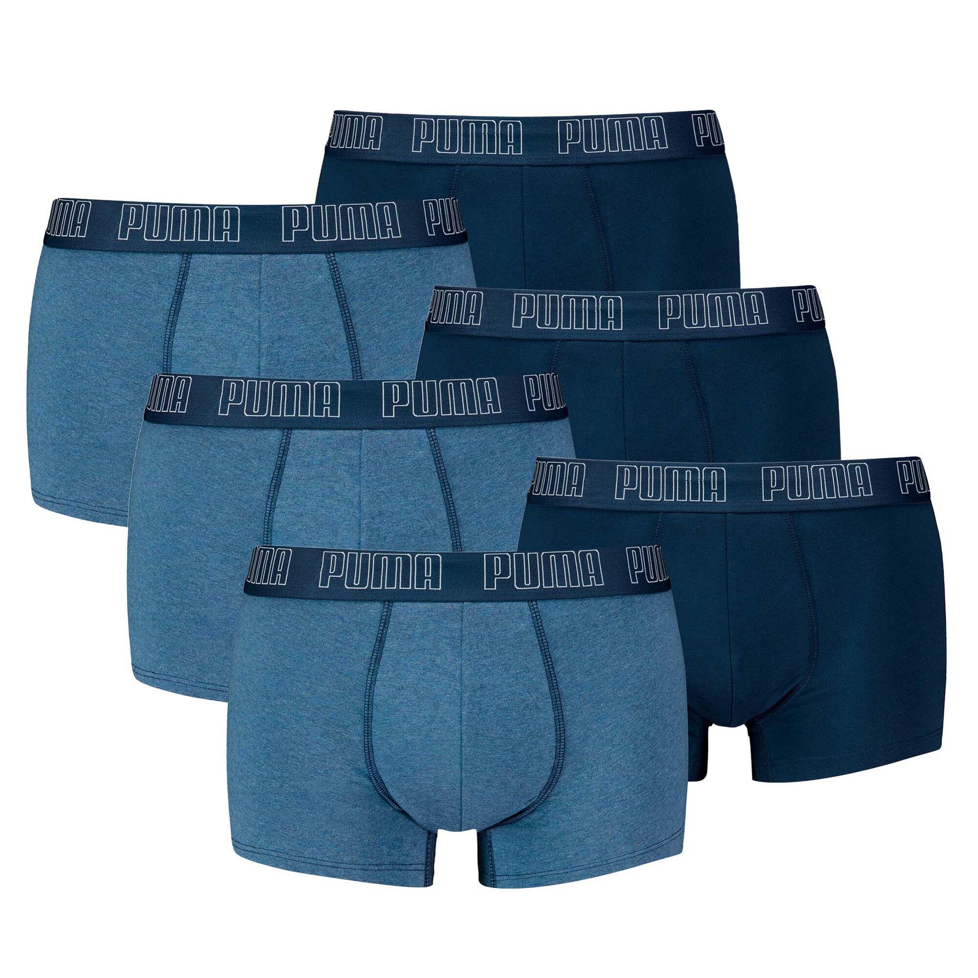 PUMA Boxershort Herren 6er Pack Figurbetont