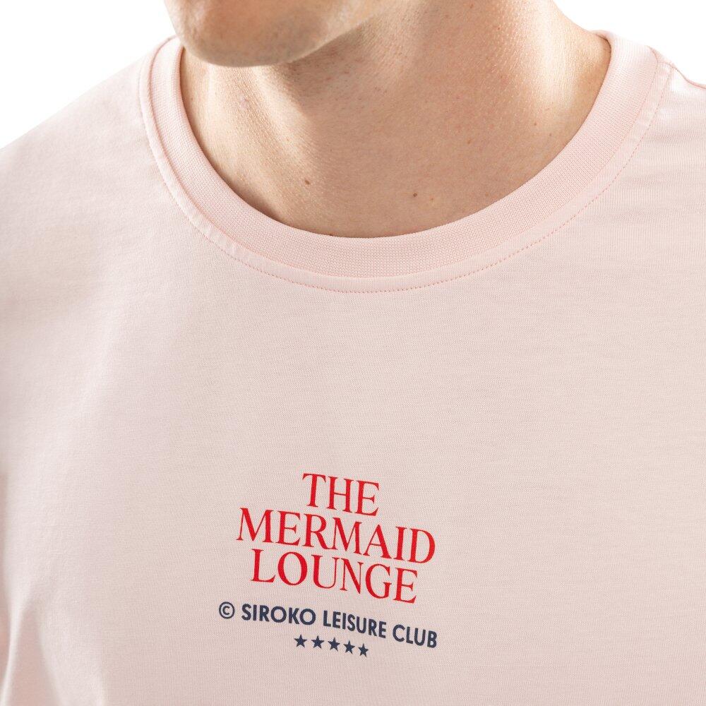 T-shirt manches courtes coton bio homme Lifestyle Naiad Pink Rose 4/7