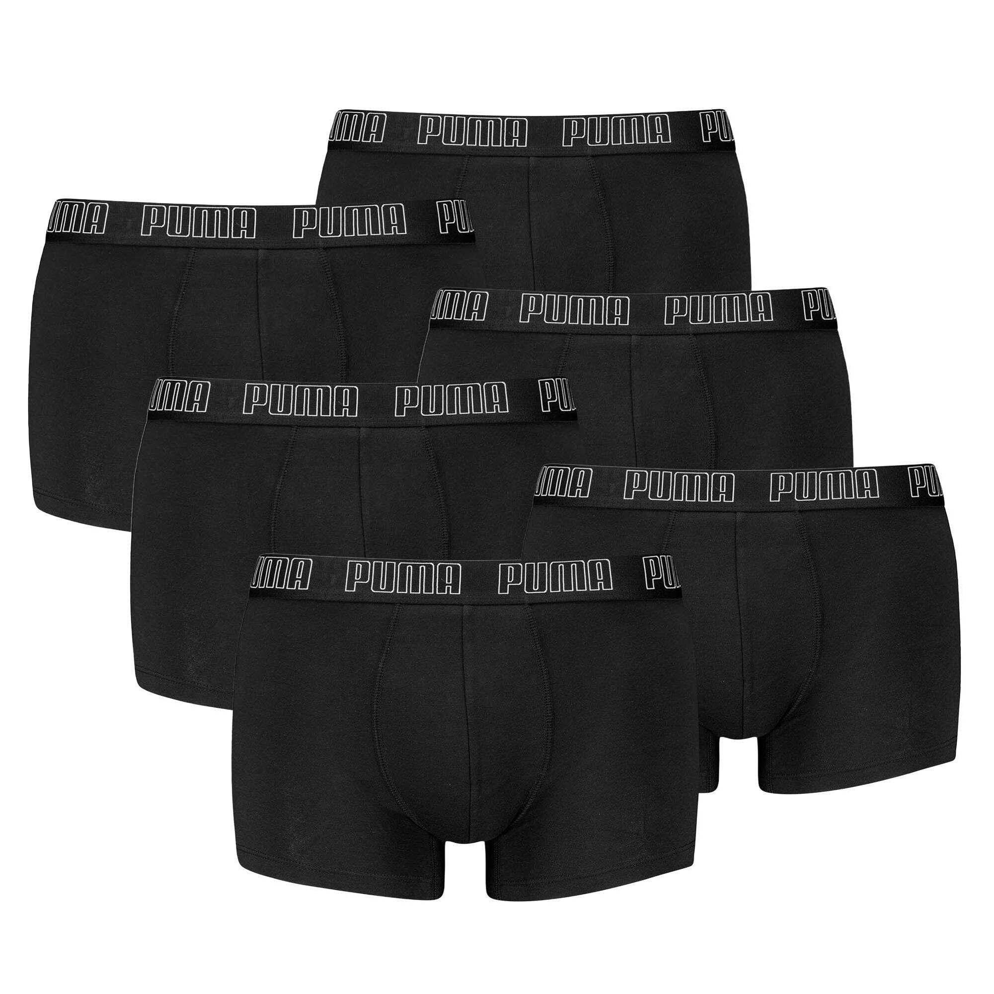 PUMA Boxershort Herren 6er Pack Figurbetont