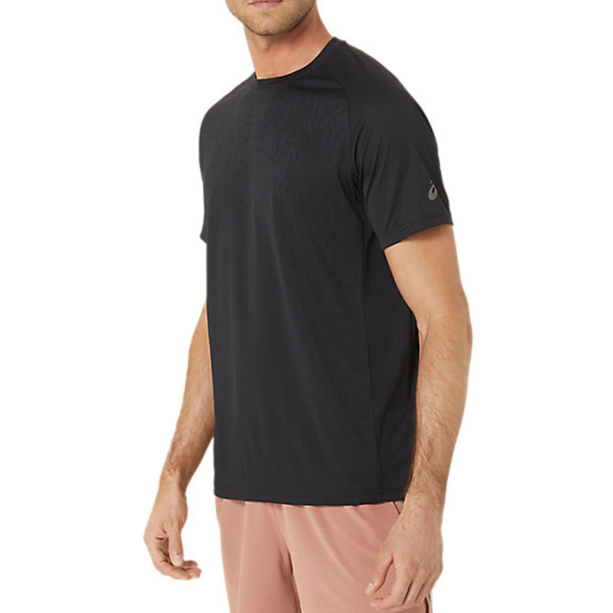 Asics Actibreeze Jacquard Mens Black T-Shirt | Decathlon