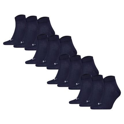 Socken Unisex 12er Pack Stretch-Quarter Plain 12P